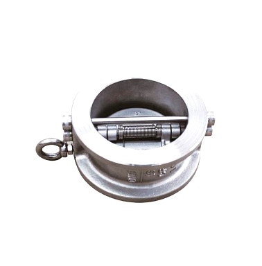 C22鑄鋼不銹鋼雙板對夾止回閥