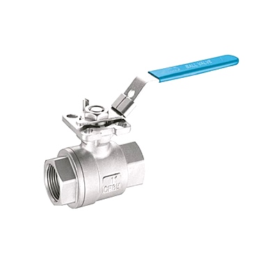 B25 帶ISO上法蘭兩片體球閥